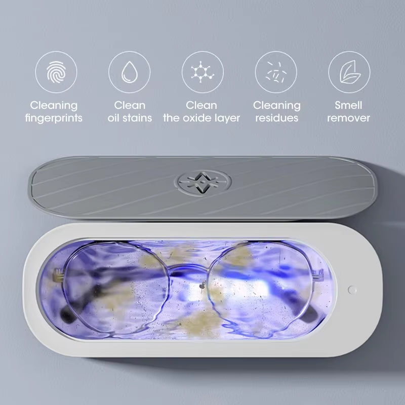 Ultrasonic Glasses Cleaning Ultrasound Jewelry Cleaner Machine High Frequency Ultrasonic Cleaning Bath for Jewelry Washing